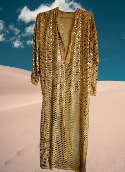 Golden dress