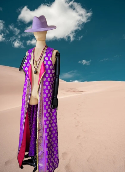 Lilac Flowers Kaftan