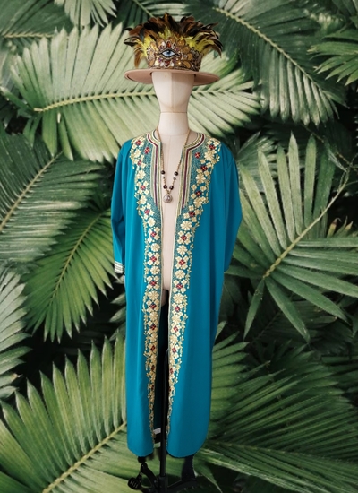 Petrol Green Kaftan