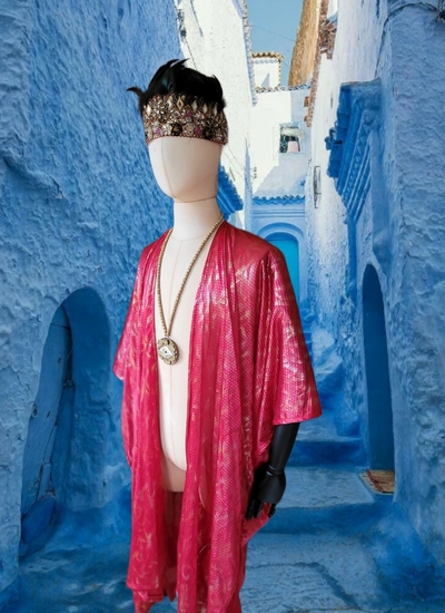 Red Flower Kaftan