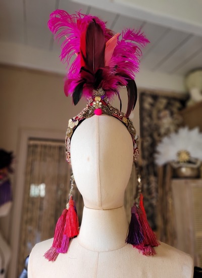 Velvet red diadem
